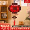 Decoração de suspensão de lanterna vermelha estilo chinês estilo chinês para exterior à prova d'água porta varanda lanterna antiga festival de primavera decoração de casa de ano novo