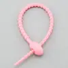 Cuerda de silicona brida de silicona cable de silicona extensible suave cordón para llavero material para colgante de bolsa de juguete de muñeca DIY