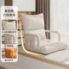 Sofá Preguiçoso Reclinável e Transformável em Cama, Adequado para Dormitório, Cama Tatame Pequena, Cadeira com Encosto para Quarto ou Varanda, Pessoa Solteira com Ajuste de 6 Níveis