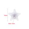 Accesorios de joyería DIY, cuentas de estrellas, flores de amor, lindas cuentas elásticas transparentes esmeriladas para niños, cuentas de yema de huevo elásticas