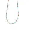 Collar de Piedra Natural y Concha con Abalorios Estrella de Cinco Puntas Nuevo Estilo 2026 Cadena para Clavícula Colorida Dopamina Elegante Retro