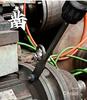 Desmontaje de artefacto de cobre pico eléctrico ultradelgado martillo eléctrico pala herramienta de desmontaje motor viejo cincel alambre de cobre de desecho horquilla en V tornillo de corte