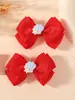 Amazon Nuevo Set de Pinzas para el Cabello de Concha Dulce y Lazo para Niños Clips de Moda para Fiesta de Niñas 5545