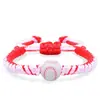 Pulseiras Estilo Esportivo Temáticas de Bola - Pulseiras Ajustáveis Feitas à Mão com Nó de Diamante de Futebol e Basquete - Atacado Transfronteiriço