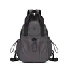Mochila Nueva de Comercio Exterior para Mujer, Multifuncional Resistente al Agua con Cierre de Cordón, Bolso de Hombro Cruzado, Bolso de Pecho Simple para Exteriores