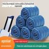 Pano para Mop Plano para Uso Seco e Úmido, Panos de Mop Plano Separados por Cor, Duráveis, Absorventes de Água, Fáceis de Limpar, Laváveis em Máquina em Alta Temperatura, Adequados para Uso Comercial e Doméstico