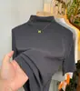 Camiseta negra de cuello alto medio, manga media para mujer, nueva colección otoño/invierno 2026, elegante y ajustada, top de capa base de manga de tres cuartos