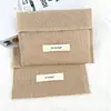 Bolsa de Algodón y Lino con Tapa Abatible, Sobre de Empaque a Prueba de Polvo para Joyería, Bolsa de Almacenamiento, Bolsa de Algodón Plegable, Bolsa Tejida, Bolsa Tejida de Algodón y Lino