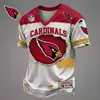 Camiseta para Hombre Estampada de Equipo de la NFL Transfronterizo, Casual de Manga Corta Estilo Jersey de Fútbol Americano, Ropa para Hombre de Comercio Exterior