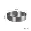 Ashtray Anticaída de Metal Acero Inoxidable para Hotel Hogar Cafetería al por Mayor Restaurante Regalo Ashtray Engrosado Duradero