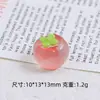 Mini fruta luminosa simulación comida juego hecho a mano diy resina de crema pequeños accesorios hebilla de zapato con agujero materiales para joyería