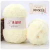 Fio de Coral Fleece de 3 fios 50g linha para toalha pacote DIY pacote de materiais linha para cachecol lã grossa linha para bordado com agulha manual