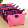 Bolsa de cosméticos pequeña estilo coreano, bolsa de cosméticos color caramelo, bolso de mujer, bolso de bola de masa, bolsa de lavado plegable impermeable, venta al por mayor
