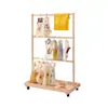 Cabides para Pets Cabides de Madeira Maciça Quarto de Cachorro Chão Guarda-Roupa Pequeno Armário Interno Prateleira de Armazenamento Multifuncional