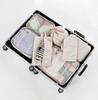 Ins Style Internet Popular Down Jacket Storage Bag Bolsa de mudança Bolsa de quarto Guarda-roupa Bolsa de armazenamento de sete peças