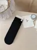 Nuevos calcetines de mujer de encaje y lunares para otoño e invierno, calcetines rectos apilables, calcetines antipilling, calcetines absorbentes de sudor para mujer de media pantorrilla al por mayor