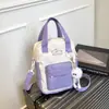 Bolso de mano pequeño y lindo de estilo japonés para mujer, ideal para estudiantes, versátil para salidas y viajes, bolsa para teléfono