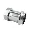 Fabricante de Foshan Acero Inoxidable 304 Unión Engarzada con Rosca Interna Unión de Diámetro Igual Conector Rápido con Rosca Interna Engarzada Accesorios para Tuberías Estándar Nacional