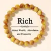 Pulsera de Ojo de Tigre Imitación Oro con Cuentas, Pulsera de Riqueza, Unisex, Exportación al por Mayor, en Stock