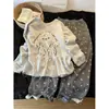 Pijama de Terciopelo con Cachorros Dulces y Lindos para Mujer Primavera y Otoño 2025 Nuevo Traje de Pantalón de Manga Larga Ropa de Casa Traje para Usar Afuera