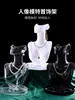 Soporte para Guardar y Exhibir Collares para Uso Doméstico, Maniquí para Exhibir Cuellos, Soporte para Exhibir Aretes y Joyería para Puestos de Mercado Nocturno