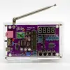 Kit de montaje de radio Pantalla de tubo digital FM Enseñanza Producción DIY Componentes de soldadura ZY-SYJ-141