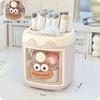 Caneta Pen Conner Pig Papelaria Estudantil Presente Ornatos Infantis Meninas Caixa de Armazenamento Multifuncional para Mesa de Escritório Desktop