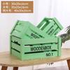 Caja de Madera Retro, Caja con Marco de Madera, Caja de Madera (Crate), Almacenamiento y Exhibición, Exhibidor para Supermercado, Cesta de Madera, Caja de Madera Decorativa, Rectangular