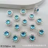 Caja Mágica Mariposa de Diamante Calabaza Corazón Flor Redonda Multicolor Ocho Agujeros Separadores Cuentas DIY Pulsera de Cuentas Accesorios para Collares