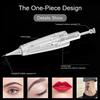 Aguja para tatuaje de cejas popular transfronteriza, aguja integrada para tatuaje, hebilla, aguja para bordar, suministros de belleza, aguja integrada para máquina de bordar tatuaje de cejas