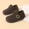 20+25 Estilo Otoño/Invierno Suela Plana Felpa Cálido Algodón Frijol Zapatos Peludos Estilo Antiguo Casual Birkenstock Zapatos Nuevos Mujer