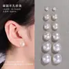 Contas soltas de pérola natural de água doce branco alto, contas em formato de pão cozido roxo, contas nuas ovais meio furadas, estilo para fazer brincos de pérola DIY, colares