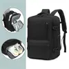 Mochila de Viagem Simples para Homens e Mulheres, Leve, Grande Capacidade, com Compartimento para Sapatos, Viagem de Negócios, Computador, Armazenamento Multifuncional