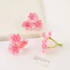 Flores de Hortênsia Simuladas 3D de Pétalas Duplas para Uso em Casamentos, Arranjos de Flores de Hortênsia Elegantes para Salão de Casamento e Decoração de Casa