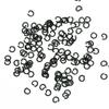 Pingente de anel aberto pintado de ferro de 8 mm feito à mão faça você mesmo corrente de celular chaveiro material pingente bolsa acessórios