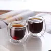 Taza de café de borosilicato con doble capa de aislamiento térmico, taza de leche, taza de jugo