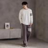 Pijama de Algodón Puro Yu Zhaolin para Hombre de Manga Larga Primavera y Otoño Fino Juvenil para Hombre Traje 100% Algodón Ropa para el Hogar
