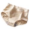 [Artículos desnudos] Versión barata de bragas de panal de cintura alta para mujer, bragas de algodón sin costuras con entrepierna, vientre y cadera para mujer