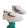 Tênis de Casal, Tênis de Couro de Outono, Tênis da Moda Feminino, Sapatos Casuais para Viagem de Estudante, Sapatos de Sola Grossa, Versátil