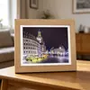 Porta-retrato de madeira para presente de negócios transfronteiriço 6 polegadas decoração de mesa ins criativo simples 7 polegadas 8 polegadas 10 polegadas moldura 8 polegadas atacado