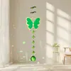 Atrapasol de Cristal con Colgante de Mariposa Verde Flor de Amor Decoración para Exteriores Suministro Transfronterizo de Amazon
