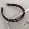 Novo Estilo Hong Kong All-match Elegante Leopardo Intestino Grosso Anel de Cabelo High-end Retro Francês Nicho Elegante Anel de Cabelo Acessórios para o Cabelo