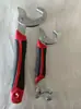 Juego de Llaves Universales, Llave Ajustable Multifuncional, Llave Universal, Llave Inglesa Ajustable, Herramienta de Llave para Tubos de Apertura Rápida