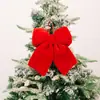 Decoraciones Navideñas Lazo de Terciopelo Colgante Rojo Terciopelo Borgoña Decoración de Boda Adornos Colgantes para Árbol de Navidad Regalos