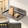 Estante de entrega plegable detrás de la puerta, estante de almacenamiento multifuncional para montaje en pared sin taladro para la entrada del hogar