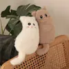 Bolsa de Lápices de Gato Lindo Japonés Bolsa Creativa de Peluche de Dibujos Animados para Guardar Artículos Varios Estudiante de Primaria y Secundaria Bolsa de Peluche para Papelería
