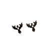 Nuevos Aretes Nicho de Diseño Simple y Versátil Personalidad Nicho Tótem de Pájaro de Acero Inoxidable Aretes para Mujer