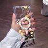 Aliexpress Mais Vendido Capa de Celular Floral Magsafe Magnética Transparente Samsung S25/S24 Capa Protetora de Acrílico