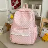 Mochila Estilo Coreano Ins Artística Estilo Fresco Estudiantes de Secundaria y Preparatoria Mochila Escolar para Niñas Mochila de Viaje Versátil Ligera