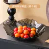 Luxo Leve Estilo Francês Vintage High-End Bandeja de Frutas para Mesa de Centro da Sala de Estar, Prato de Exibição para Frutas Secas e Lanches, Bandeja de Decoração de Casa High-End
